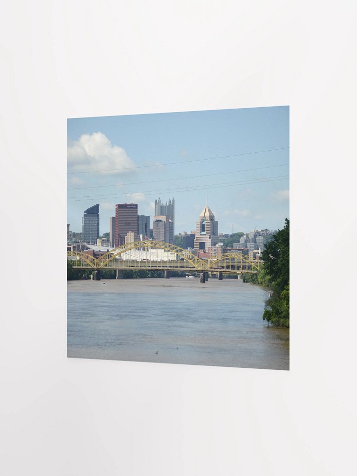 Pittsburgh - Downtown taken from Herr's Island - print/poster product image (2)