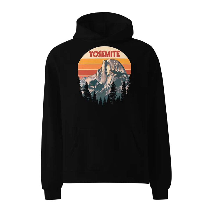 Vintage Yosemite Retro Mountain Unisex Hoodie product image (1)