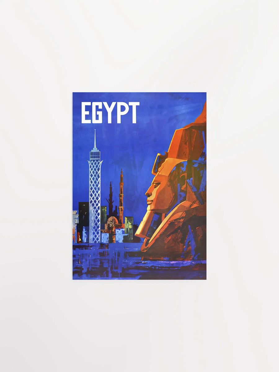 Egypt, 1960s — retro vintage travel poster product image (6)
