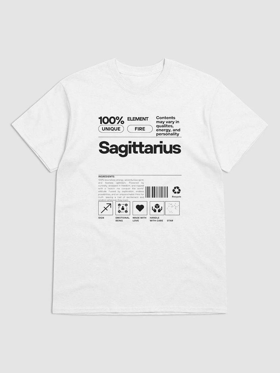 Wild heart. Free soul. Infinite vibes. Sagittarius T-shirt product image (1)