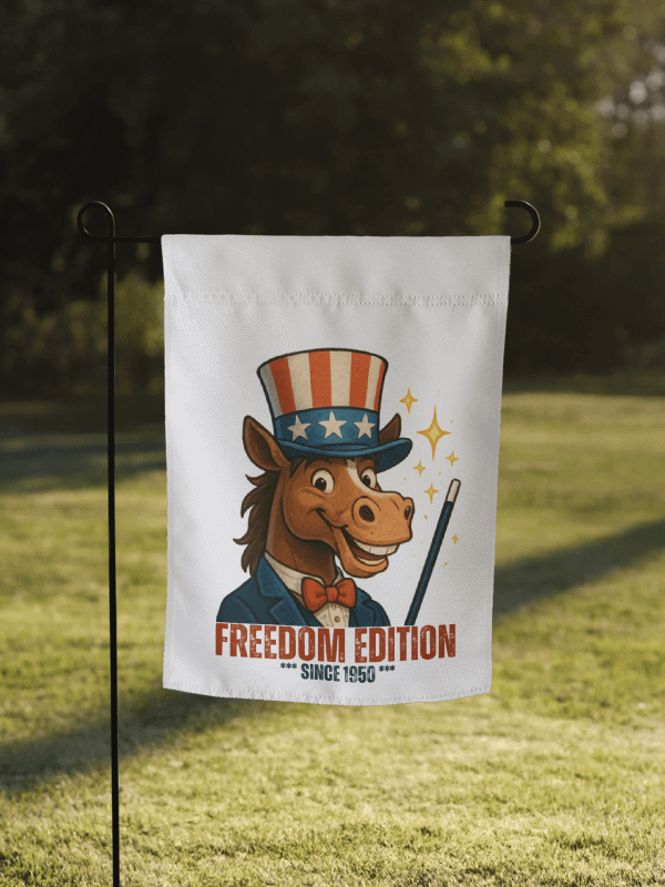 freedom edition since 1950 garden flag product image (1)