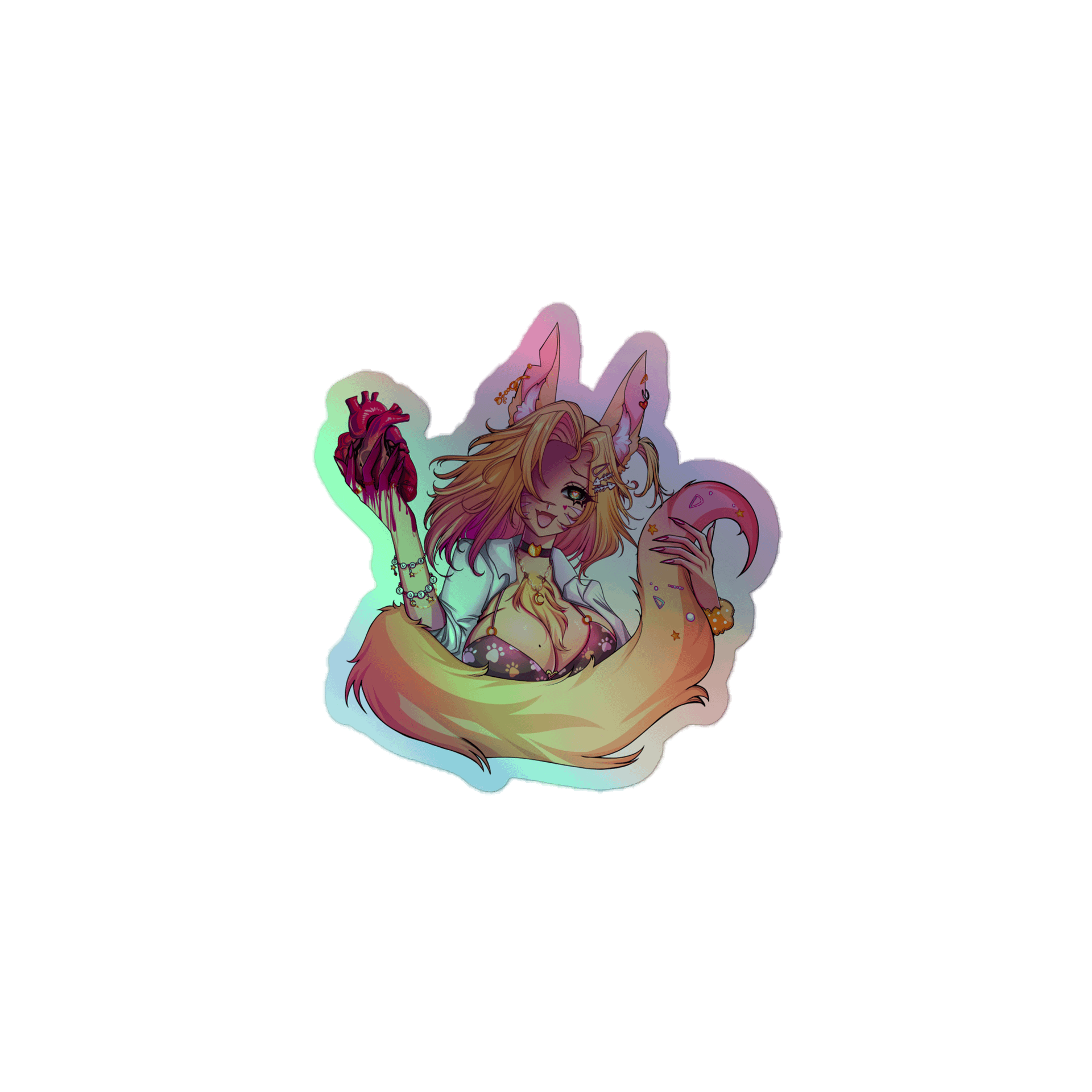 GyaRisi Heartstealer Holographic Sticker product image (1)