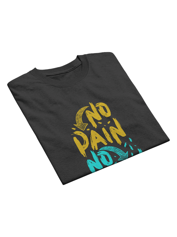 No Pain No Gain! Heavyweight Printed T-Shirt product image (2)