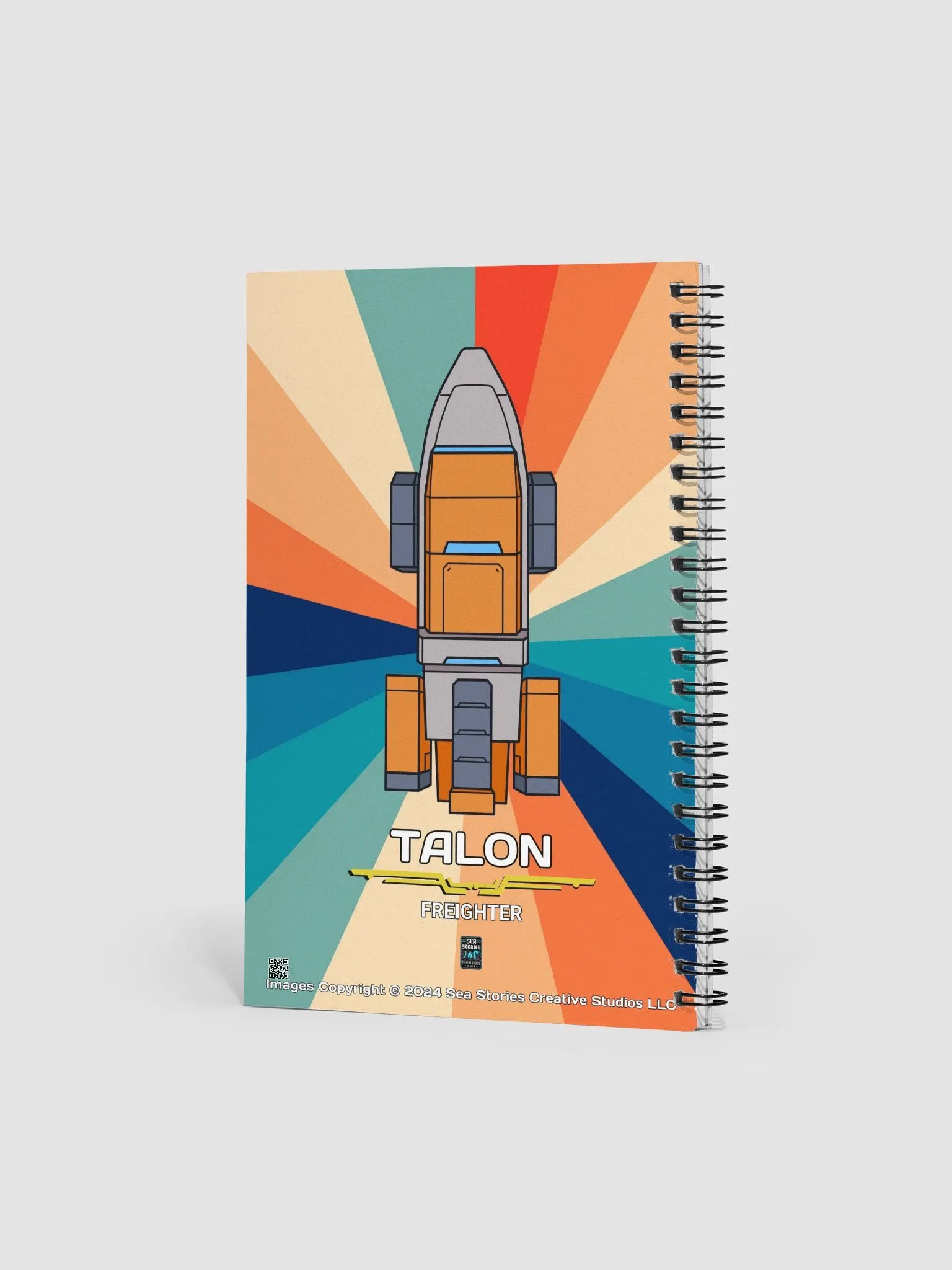 Talon Freighter Starship | Spiral Notebook product image (2)