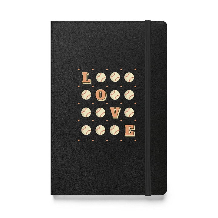 Love Baseball Square Notes Hardcover Journal product image (1)