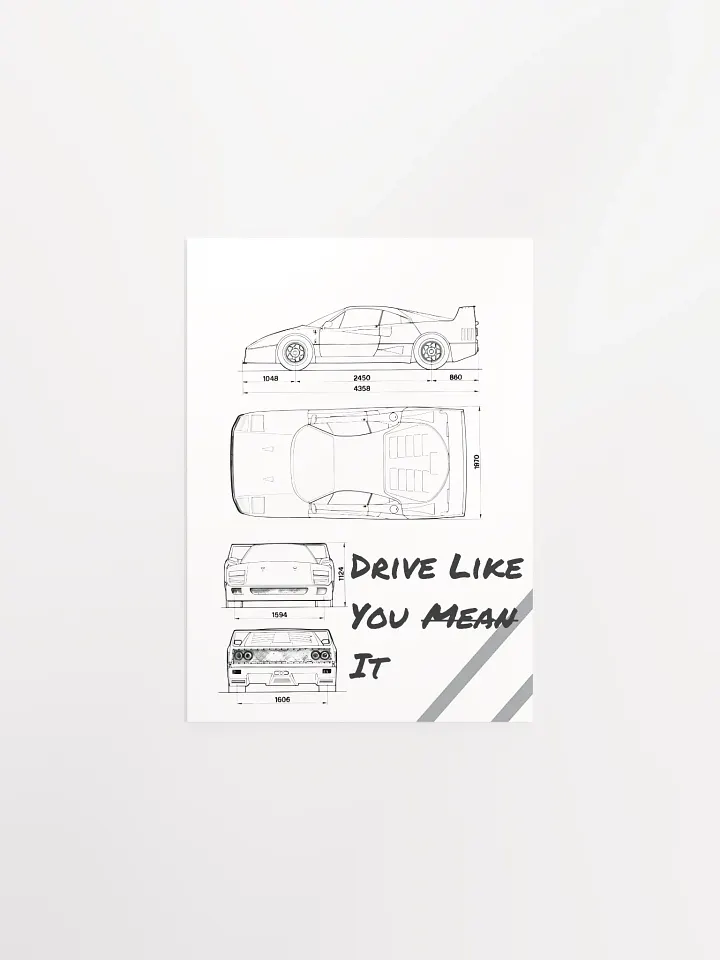 Vintage Sports car poster product image (2)