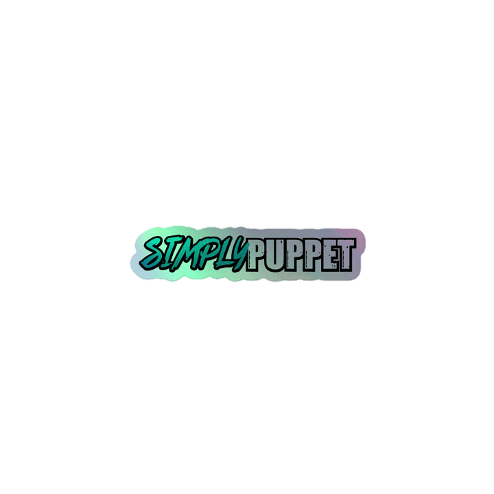 Blue Text Sticker product image (1)