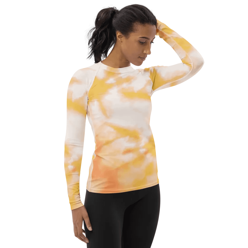 Sunset Splatter Women's Rash Guard product image (4)