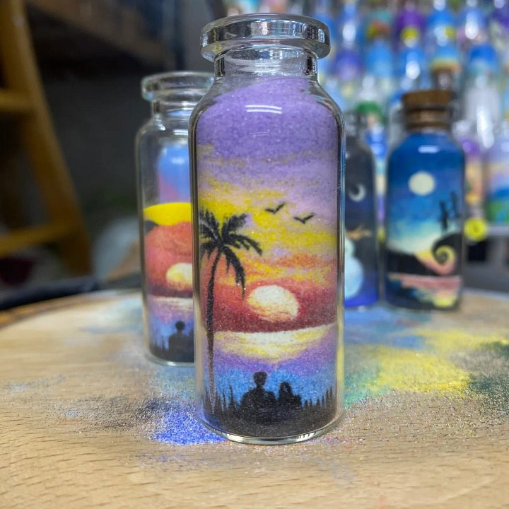 The Perfect Blend of Art and Sand Personalized Sand Art for You product image (1)