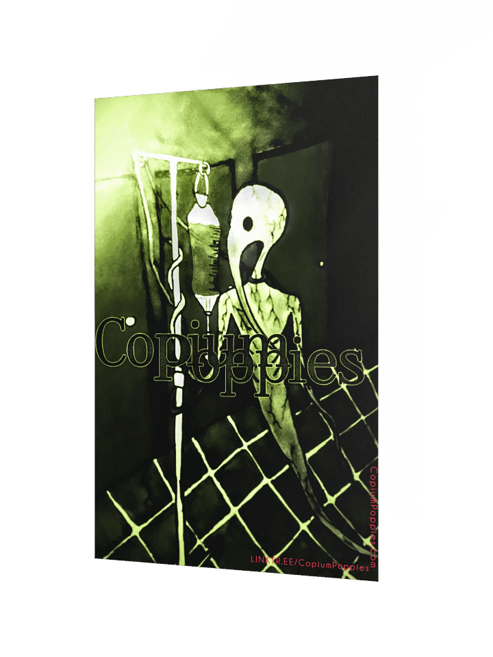 Copium Poppies - "Dmitry's Curse" Poster (Green Variant) product image (2)