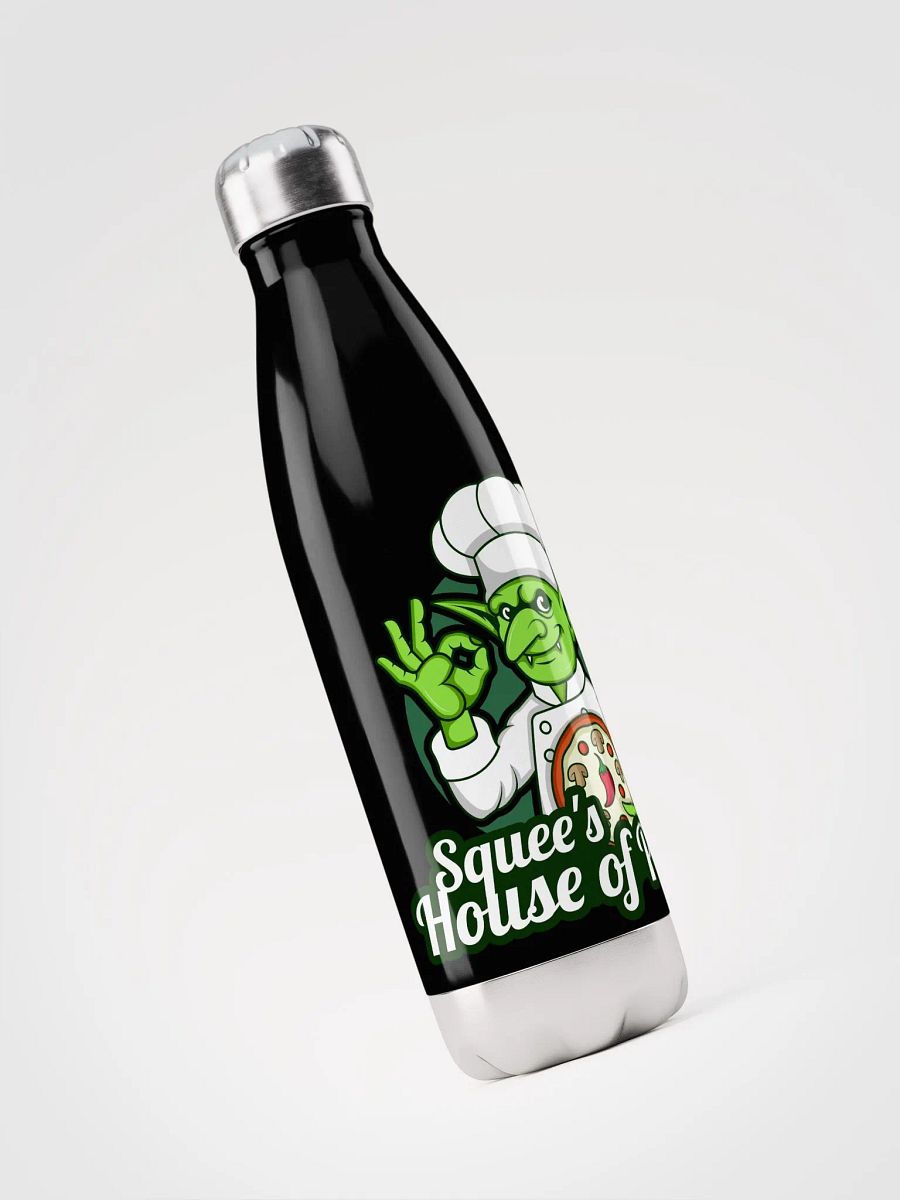 Squee’s House of Pizza Stainless Steel Water Bottle product image (3)
