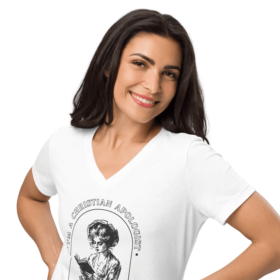 I'm a Christian Apologist Books V-Neck T-Shirt product image (28)