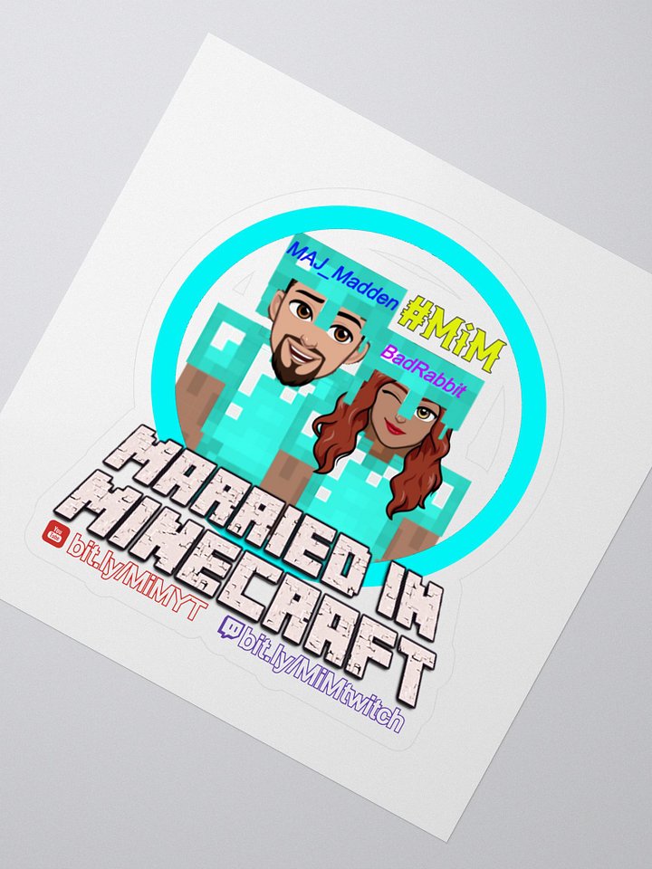 #MiM Logo Kiss Cut Stickers product image (2)