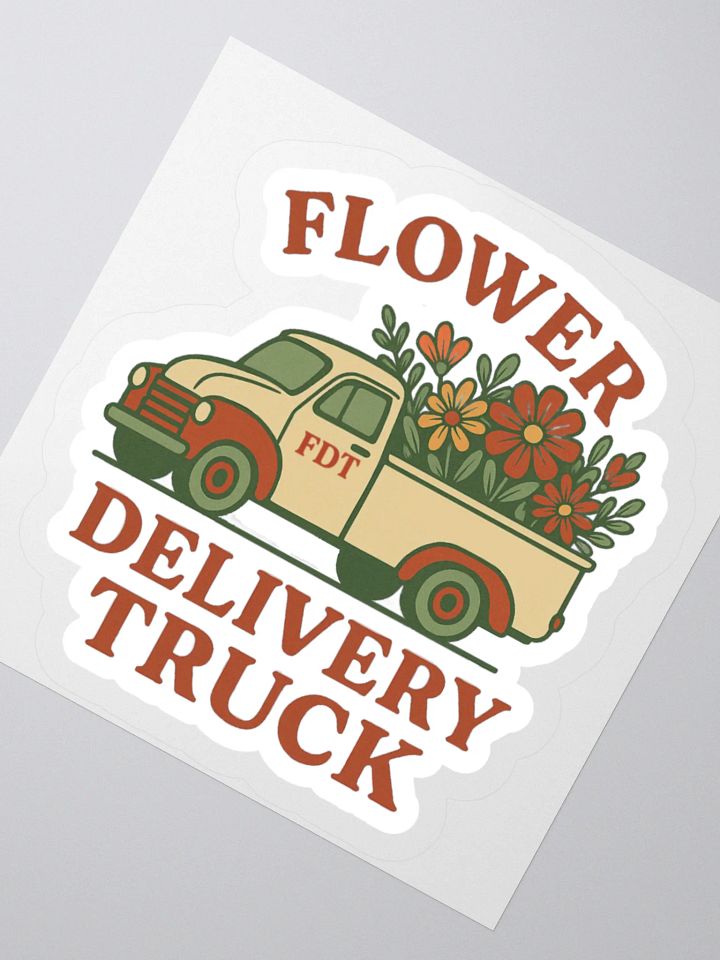 FDT Flower Delivery Truck Sticker product image (2)