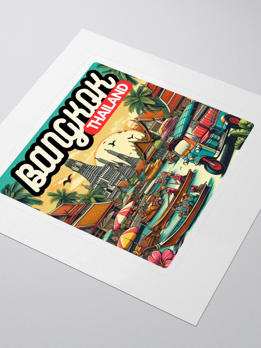 Vibrant Bangkok Kiss Cut Stickers product image (3)