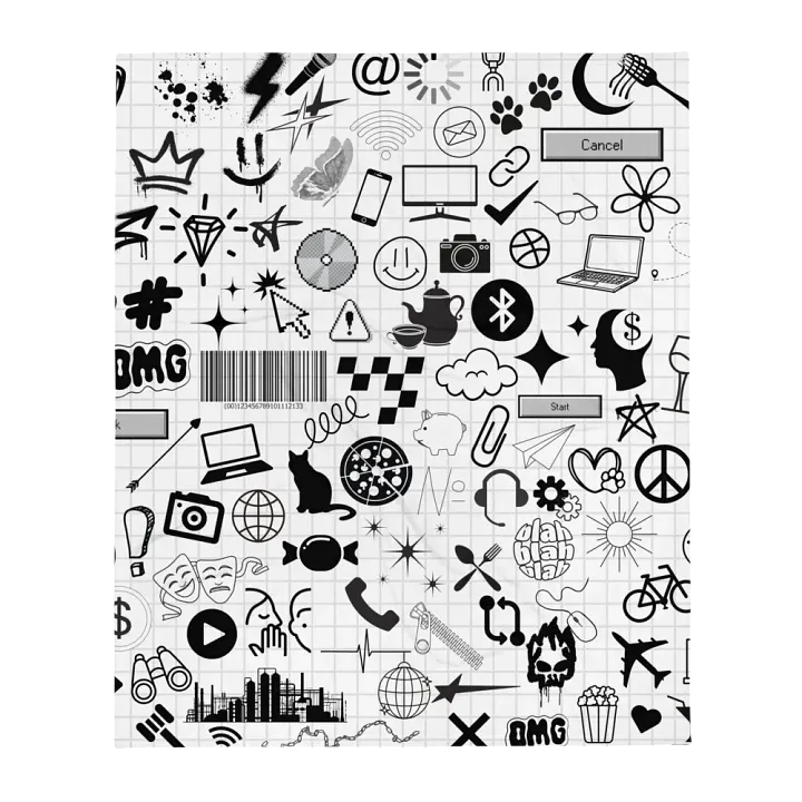TheeMlle'N'Chill - All Over Print Blanket Throw product image (13)