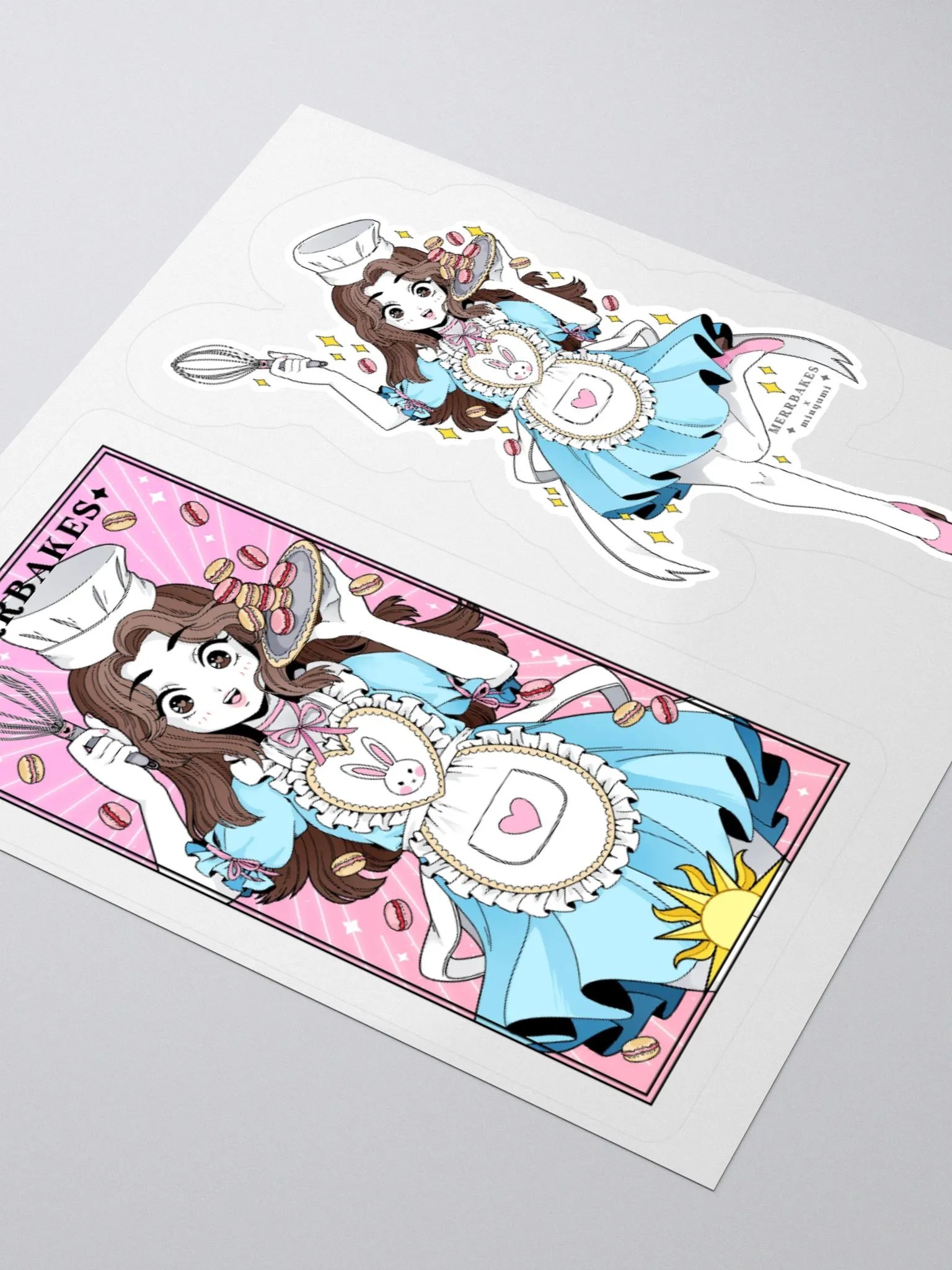 The Baker Tarot Sticker Duo | MerrBakes product image (4)