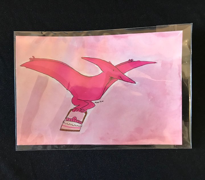 Dino Dessert Original Marker Illustration product image (1)