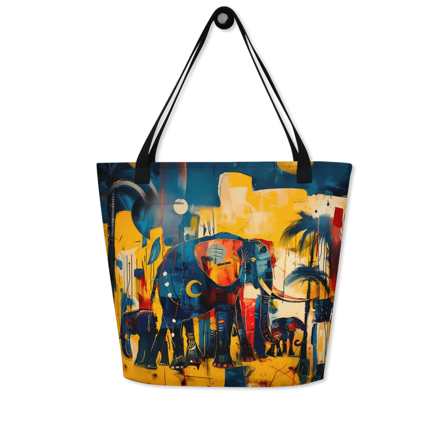 Wildlife Elephant Tote Bag product image (7)