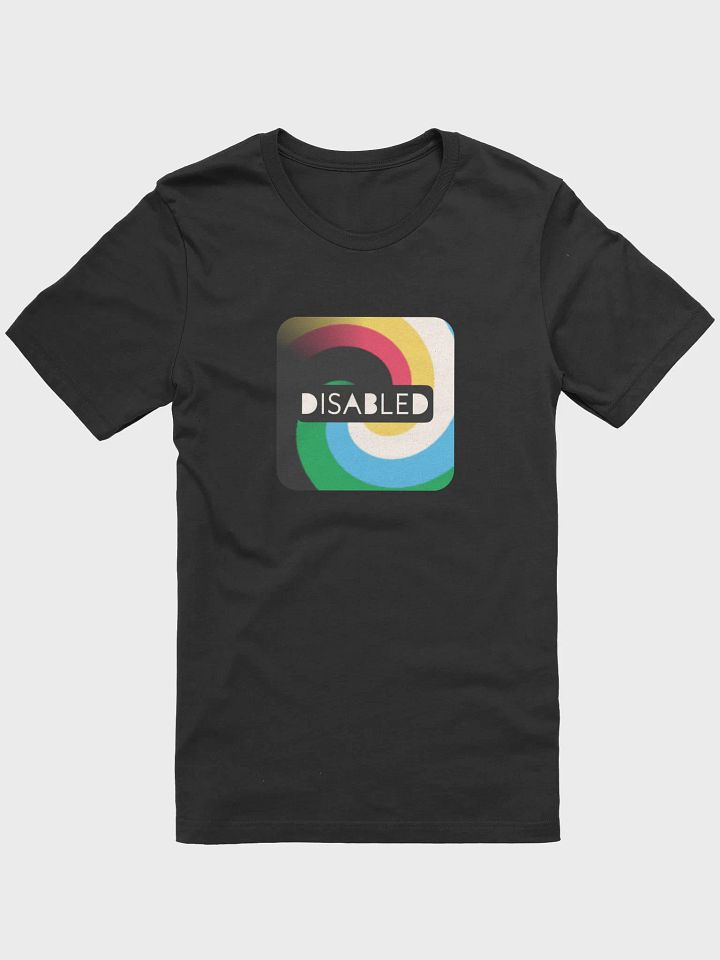 circular disabled t-shirt product image (1)