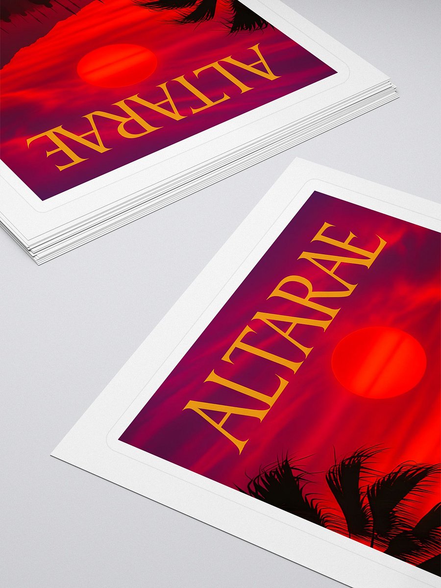 Altarae sunset sticker product image (4)