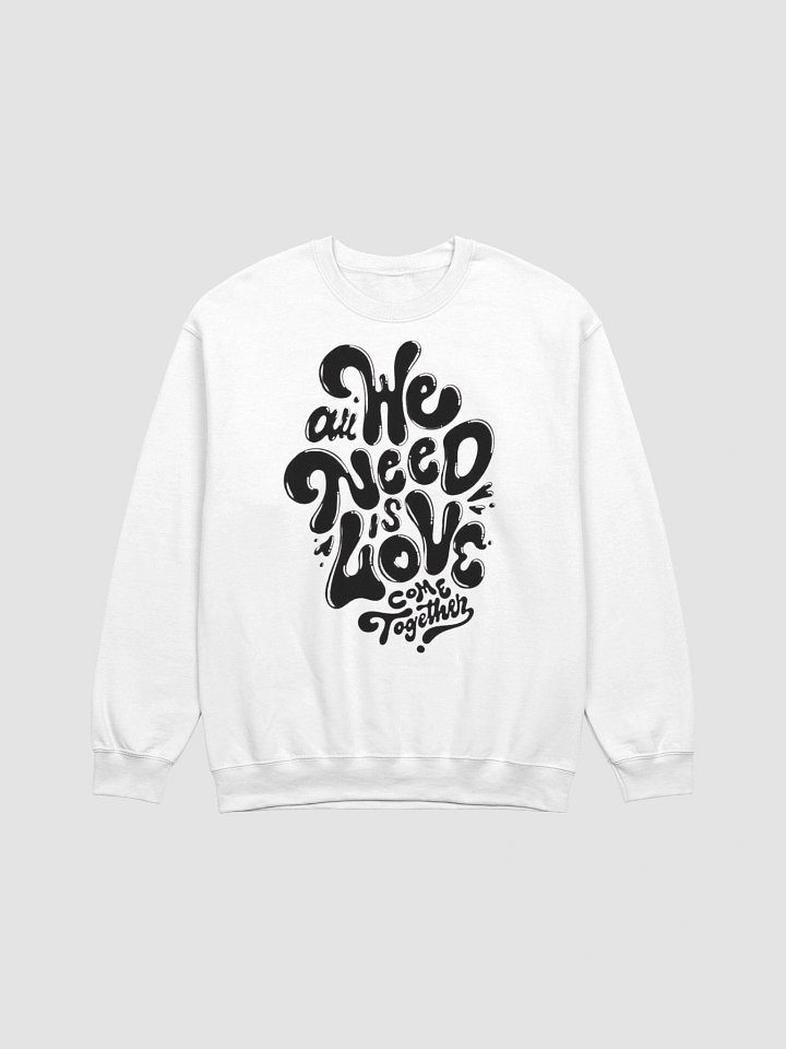 Curvy Love Stylized Crewneck Sweatshirt product image (1)