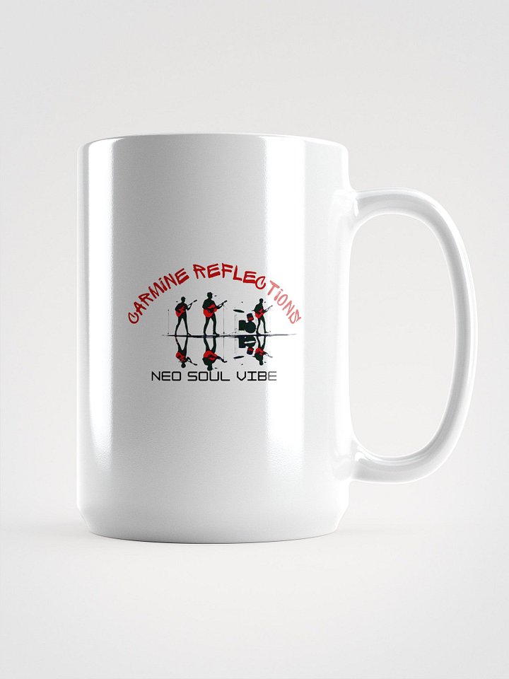 Carmine Reflections | White Glossy Mug | 20oz product image (1)