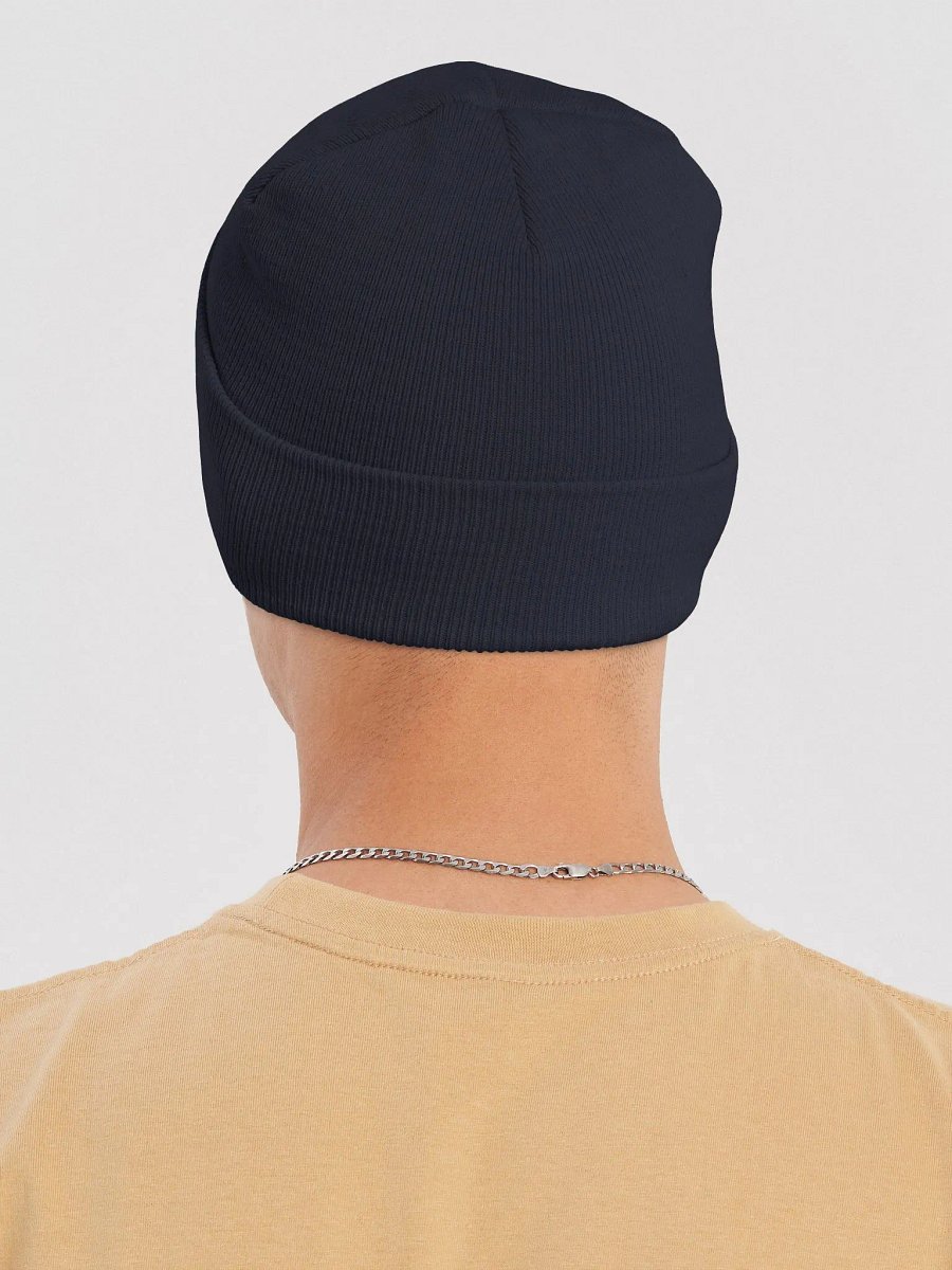 Knit Beanie - Embroidery - Black HApex Gear White Logo product image (5)