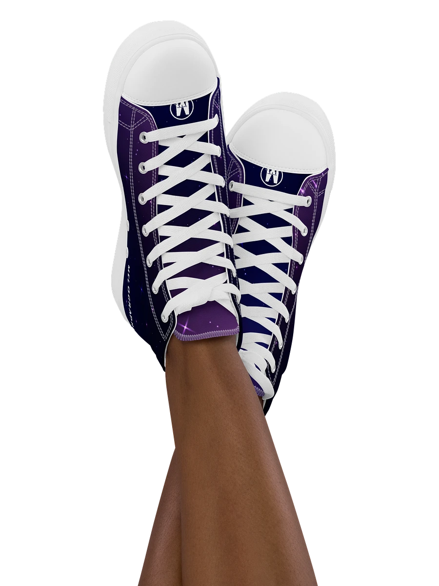 Grape Galaxy Quest - Women's High Tops | #MadeByMELO product image (17)