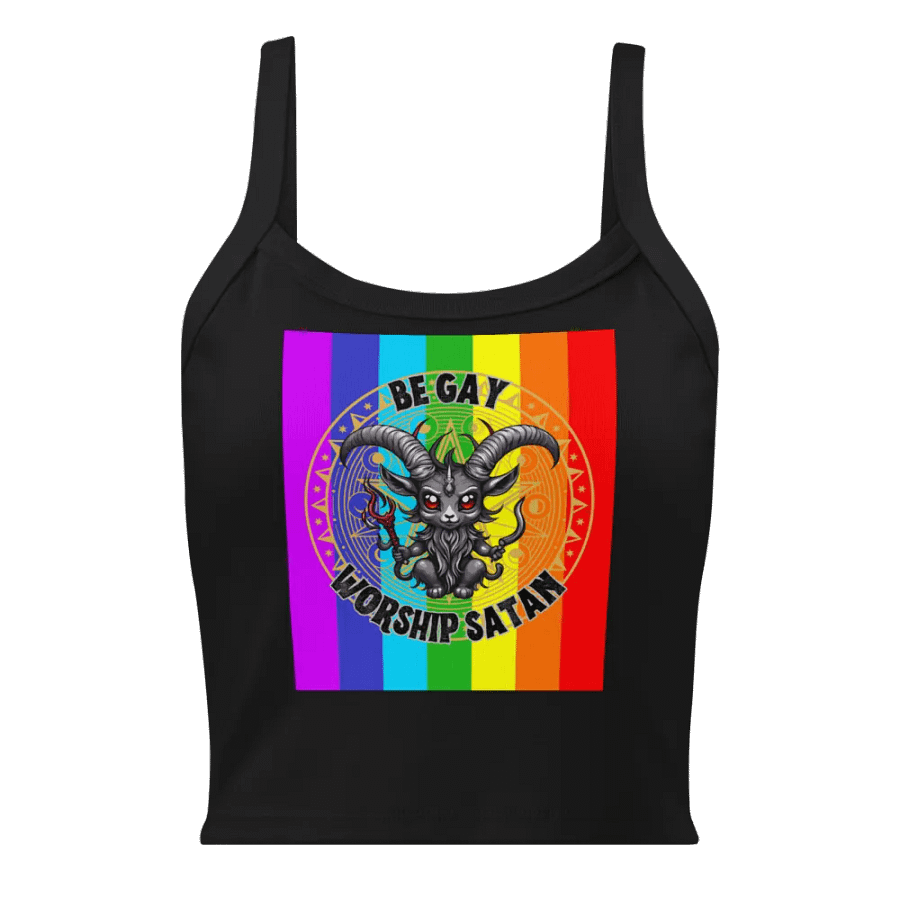 Be Gay Worship Satan Tank product image (1)