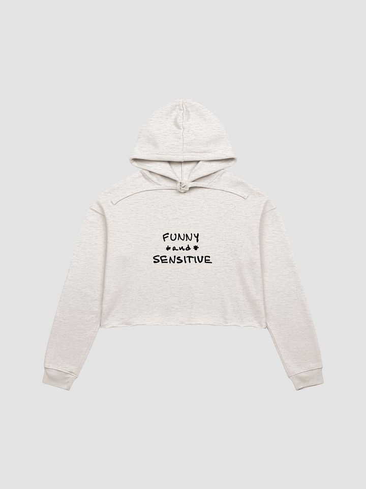 FUNNY *and* SENSITIVE fleece cropped crewneck product image (2)