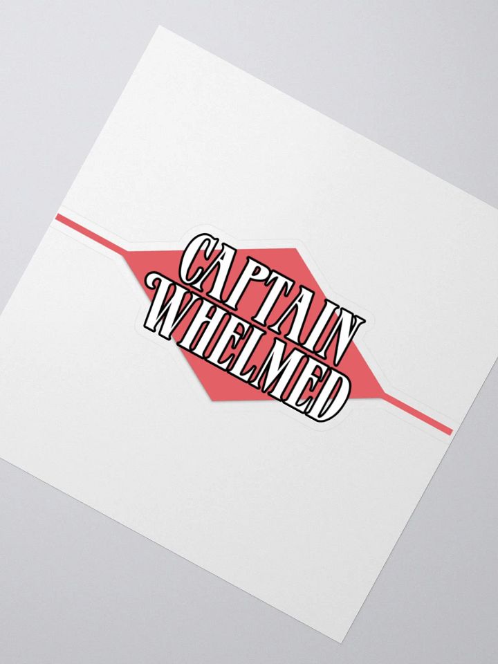 CaptainWhelmed Logo Sticker product image (2)