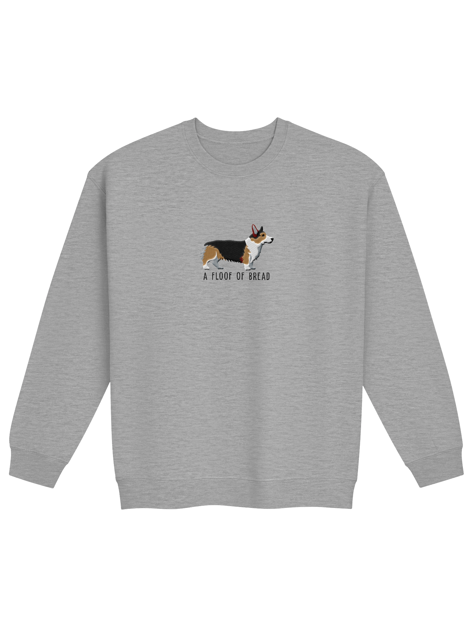 A Floof of Bread Sweatshirt (Embroidered) of a Pembroke Welsh Corgi(Sable) product image (17)