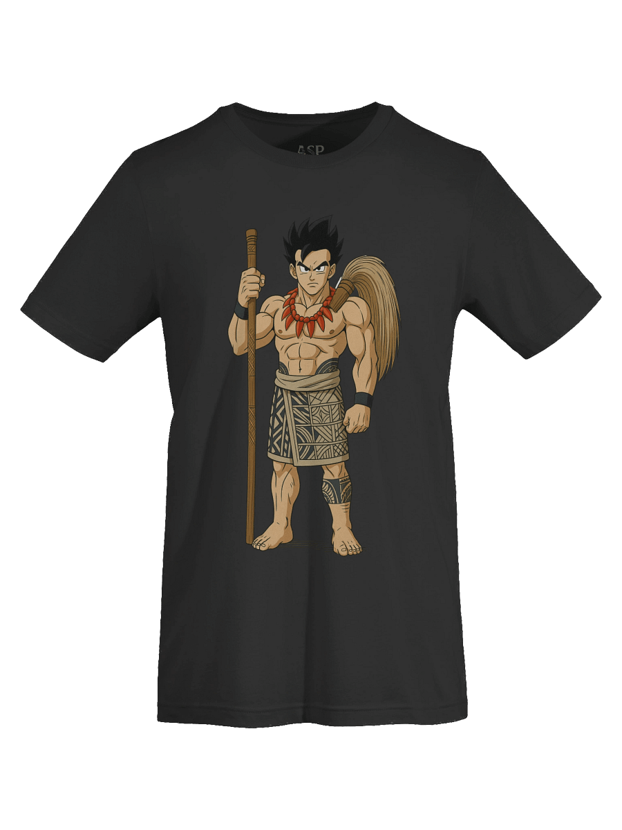 Epic Anime-Inspired Samoan Matai Warrior – Traditional Polynesian Pe‘a Tattoo & Fue Art product image (60)