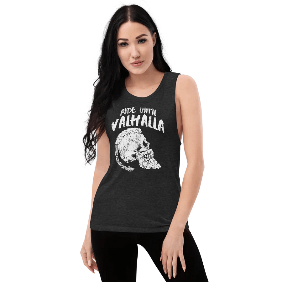 Ride Till Valhalla Women's Muscle Tank product image (8)