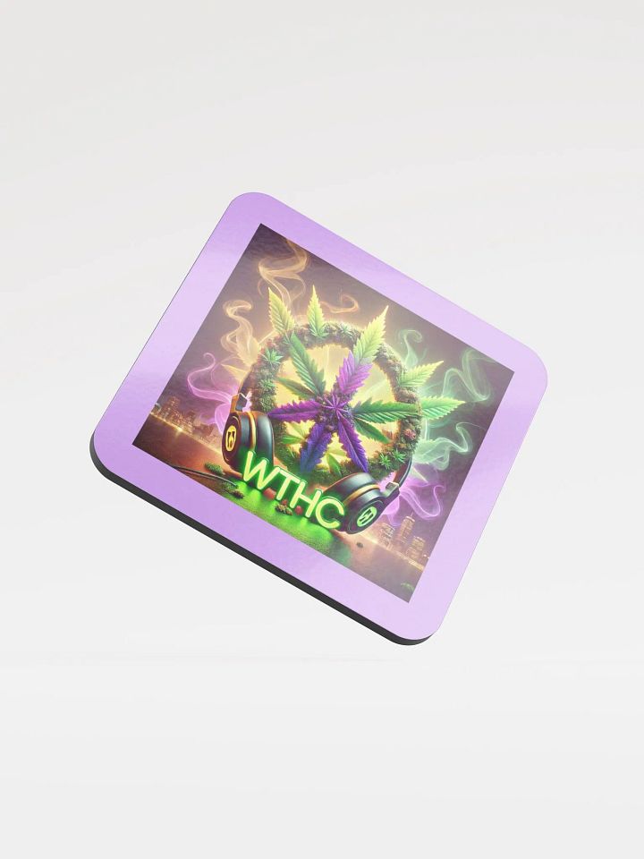 Da Psychedelic Peace Cannabis Coaster product image (1)