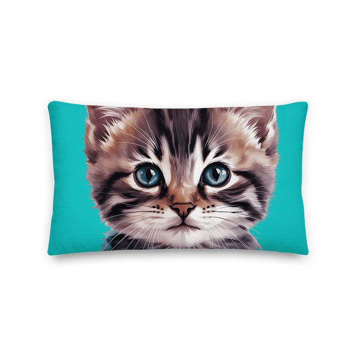 Cat Cushion/ Pillow Turquoise product image (2)