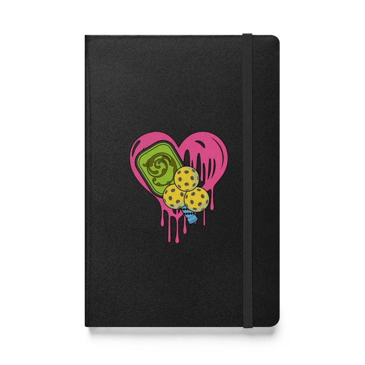 Heart Pickleball Melting Hardcover Notebook product image (1)