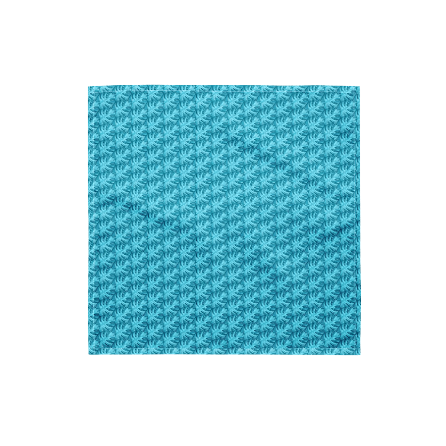 Blue Monstera Bandana product image (6)