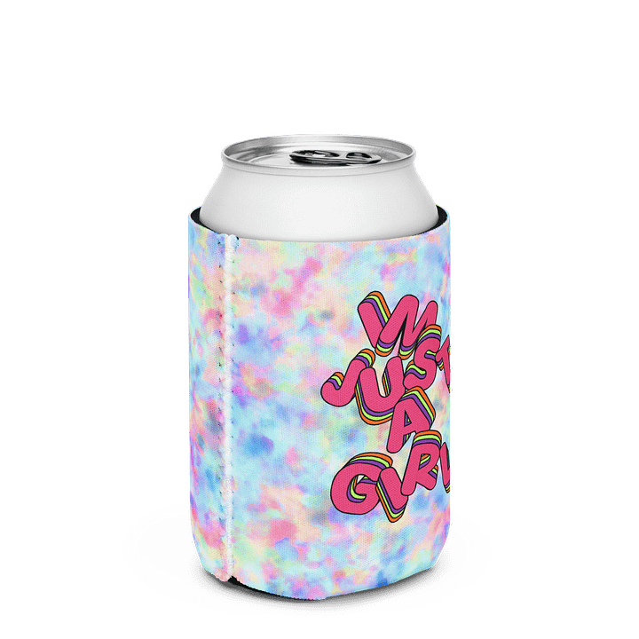 "I'm just a girl" Pastel Tie-Dye Coozie product image (2)