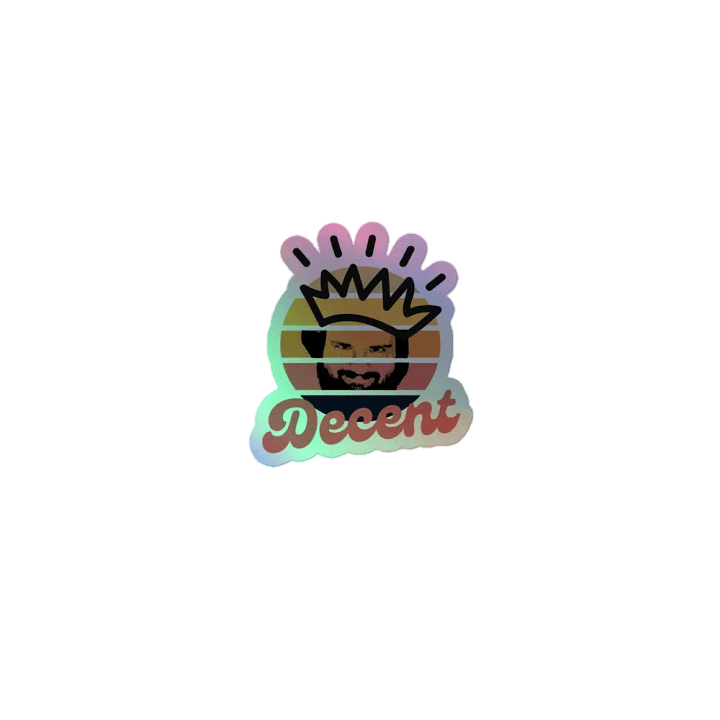 Decent Holo Sticker product image (1)