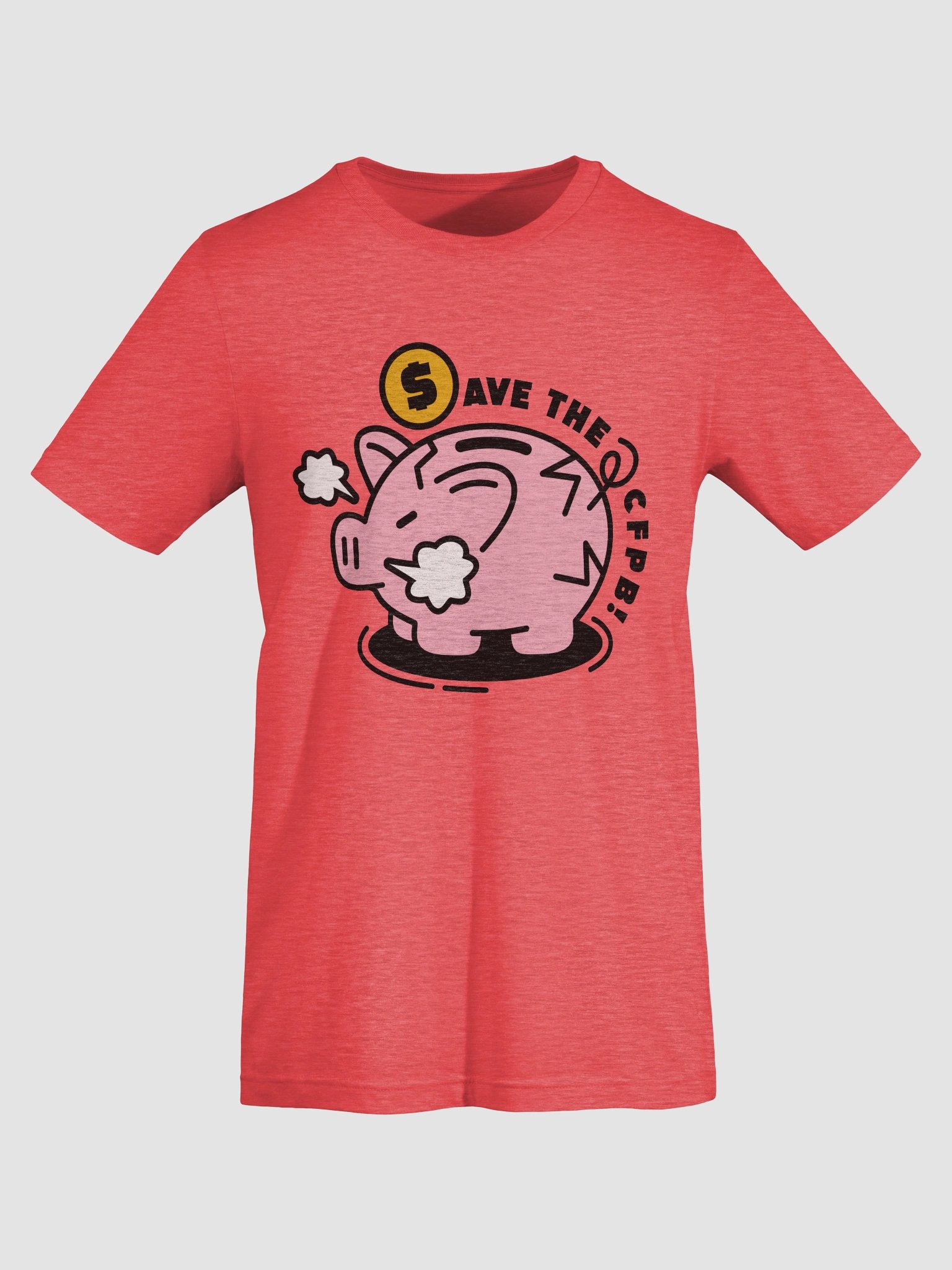 Save CFPB Piggy Bank T-Shirt product image (70)