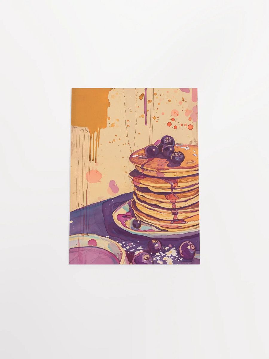 Artistic Pancake Delight Poster product image (7)