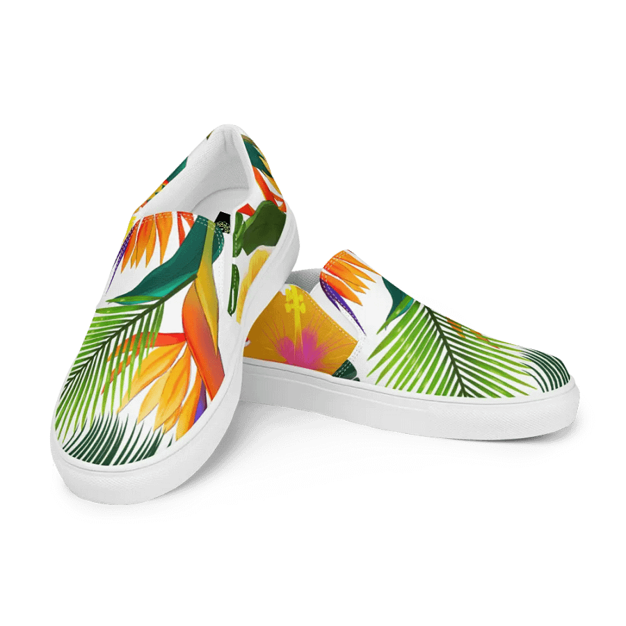Tropical Blooms Slip-On Canvas Shoes product image (11)