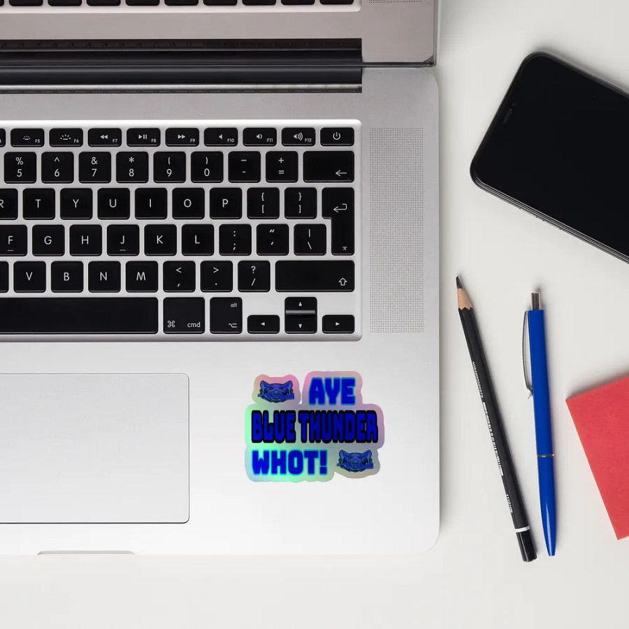Blue Thunder Holographic Sticker Set product image (12)