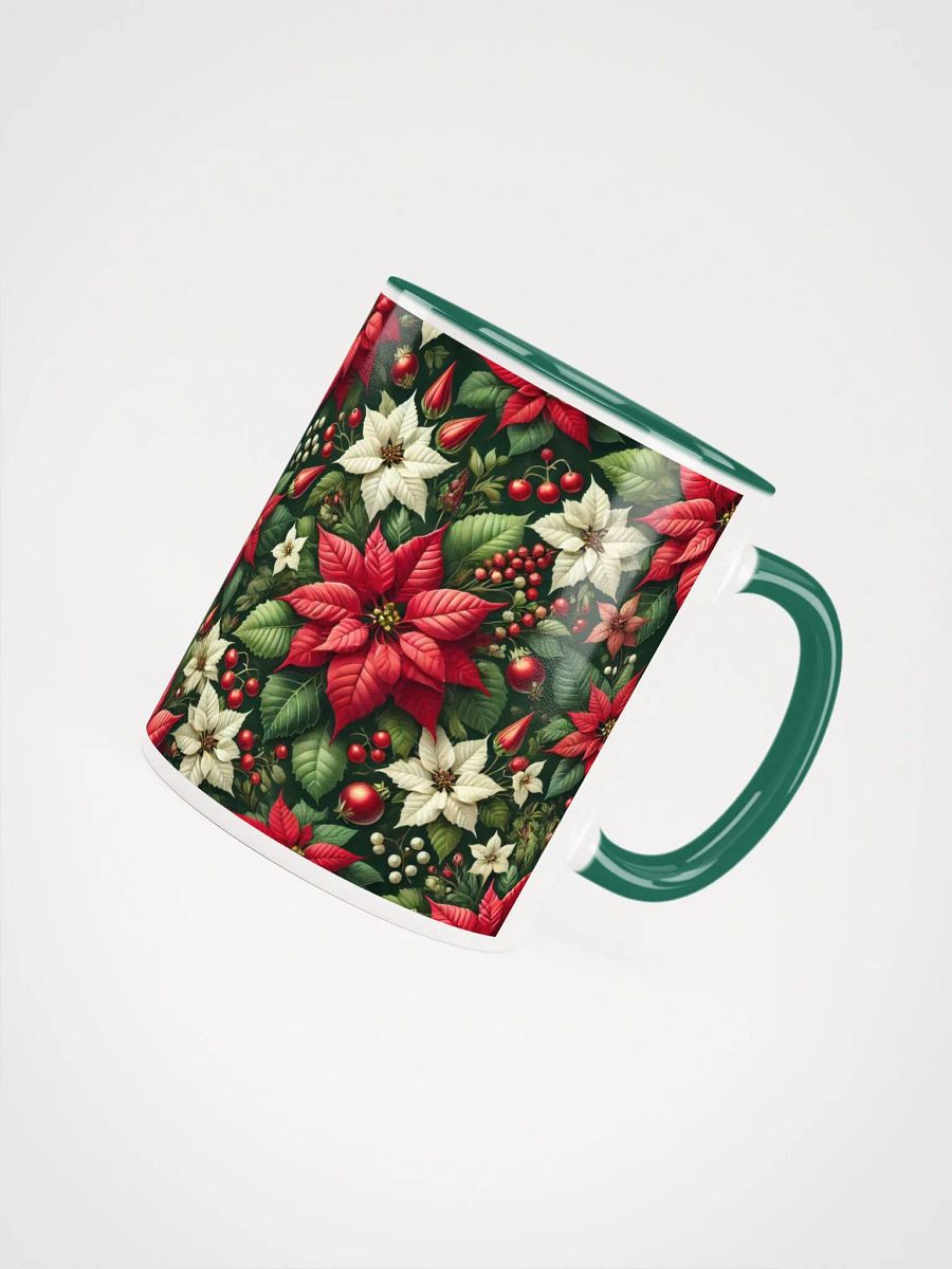 Festive Poinsettia Delight Ceramic Mug product image (28)
