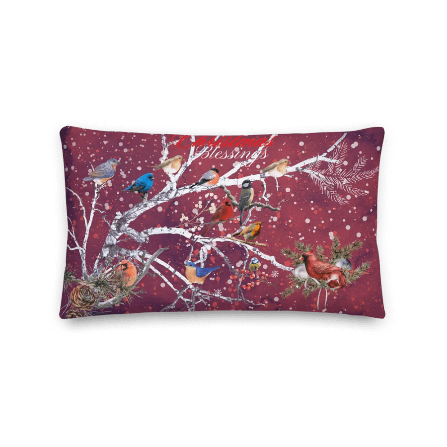 unique Bird Christmas design Cushion for homemakers moms friends product image (5)