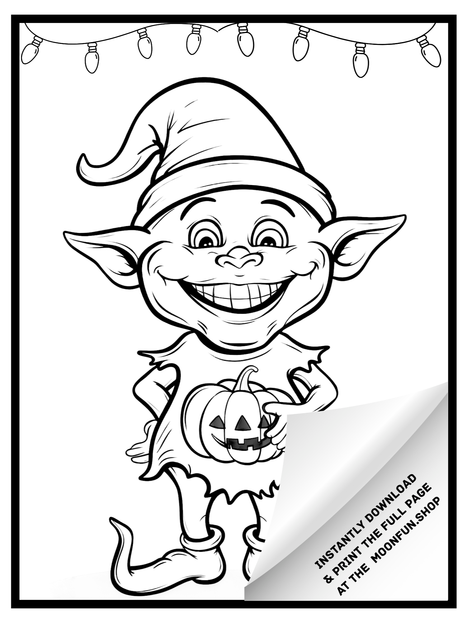 👻 150 Fun & Spooky Halloween Coloring Pages for Kids product image (7)