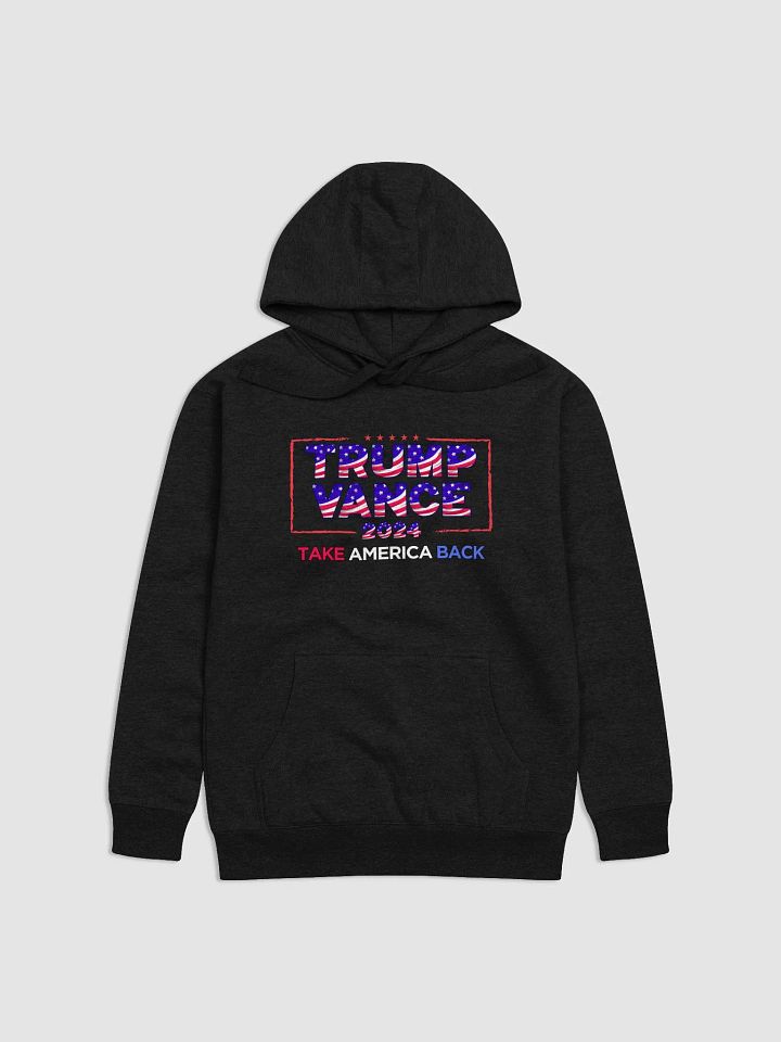 Patriotic Sweatshirt, Trump Vance 2024, Comfort Colors Premium Hoodie, Unisex Jumper, Political Apparel product image (1)