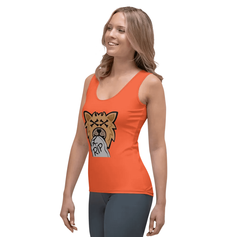 Rip Emoji Blow Me Orange Women's Tank product image (3)